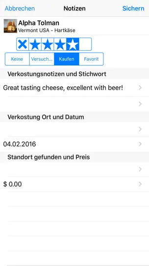 Screenshot von Fromage auf dem iPhone 4