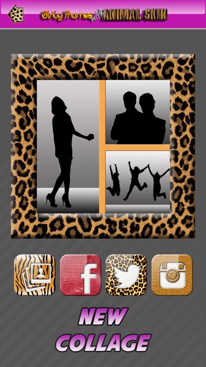 Animal Print Frames Create Fun Pics Add Pink Skin Or Leopard