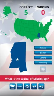 us states and capitals quiz : learning center iphone screenshot 3