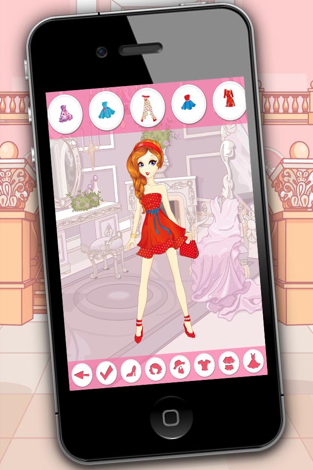 Dress dolls and design models – fashion games for girls of all ages screenshot 2