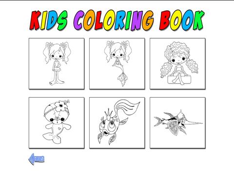 Screenshot #6 pour Enfants Coloriage sirène