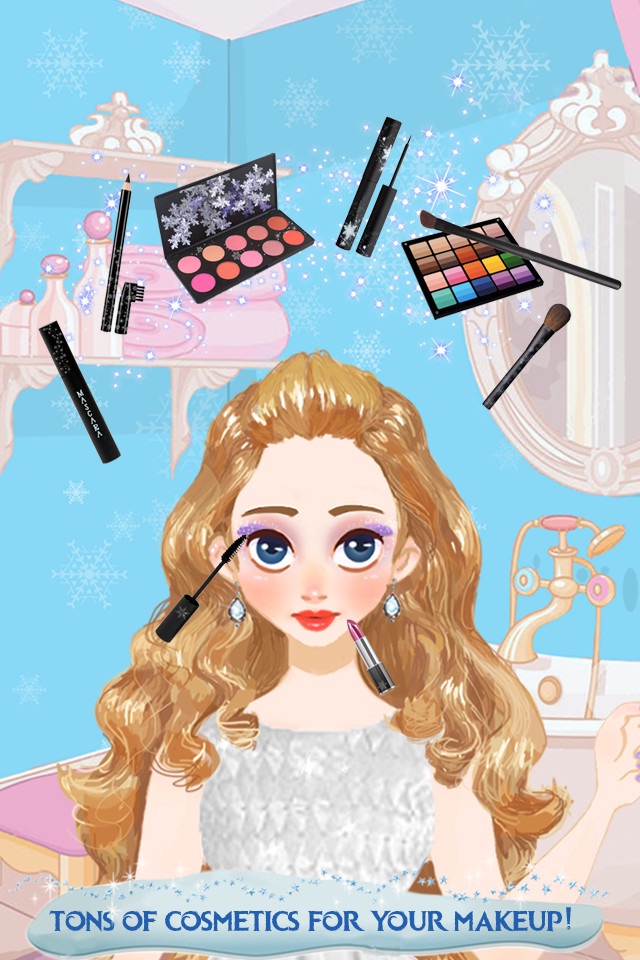 Ice Princess - Frosty Makeup and Dress Up Salon Girls Game screenshot 4