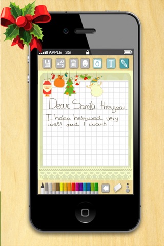 Crea la carta para Papá Noel (Santa Claus) - Premium screenshot 4