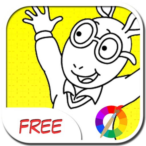 Finger Coloring Game For Kids Arthur Version Icon