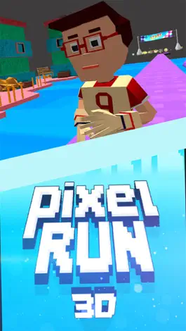 Game screenshot Pixel Run Blocky 3D. Endless Running on Block War Roads Challenge mod apk