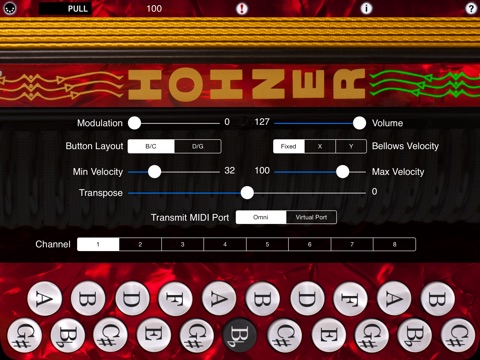 Hohner MIDI Melodeon screenshot 2