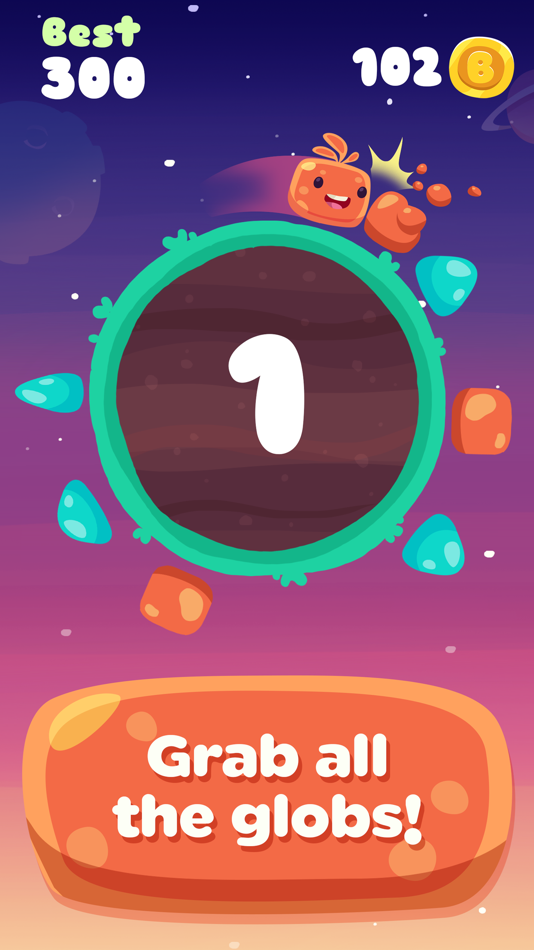#1. Glob Trotters - Endless Arcade Blobber (iOS) 由: Fliptus