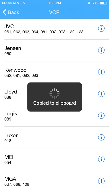 Codes Database for Remote Devices - Universal Controller Codes for TV, DVD and Satellite screenshot-3