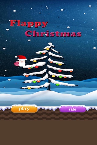 Christmas Flappy Flying Bird-Cute bird with tiny bird flying for kids and girls - FREE screenshot 2