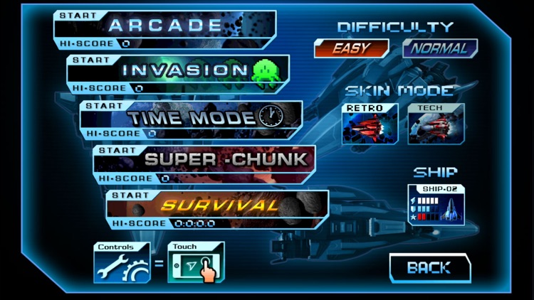 Retro Dust - Classic Arcade Asteroids Vs Invaders FREE screenshot-3
