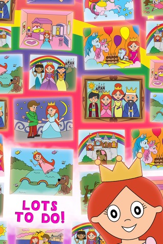 子供と家族幼稚園Free Editionのプリンセスフェアリーテイルぬりえワンダーランド Princess Fairy Tale Coloring Wonderland for Kids and Family Preschool Free Editionのおすすめ画像3