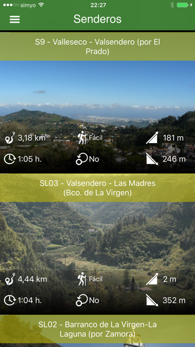 Screenshot #2 pour Senderos de Valleseco