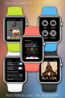 Game screenshot RemoteCam: Live Preview & Full Camera Photo Video Remote Control From Your Watch apk