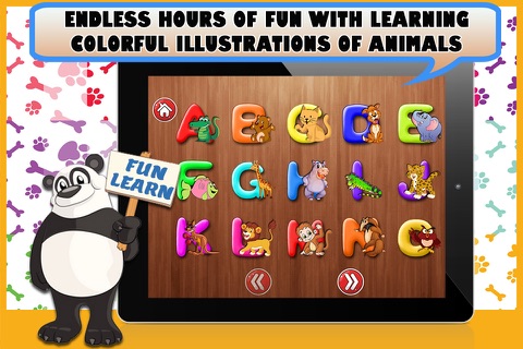 Learn Abc for kids with Animals screenshot 4