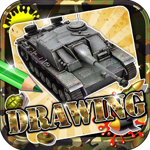 Drawing Desk Tank : Draw and Paint  Coloring Book Edition icon