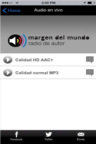 Margen del Mundo Radio de Autor screenshot 3