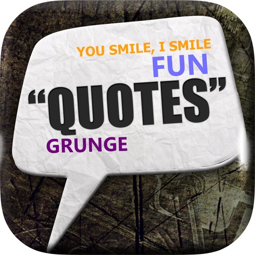 Daily Quotes Inspirational Maker “ Grunge Style ” Fashion Wallpaper Themes Pro icon