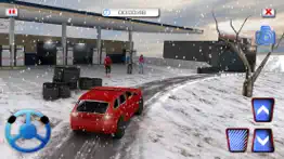 winter highway truck driver rush 3d simulator iphone screenshot 1