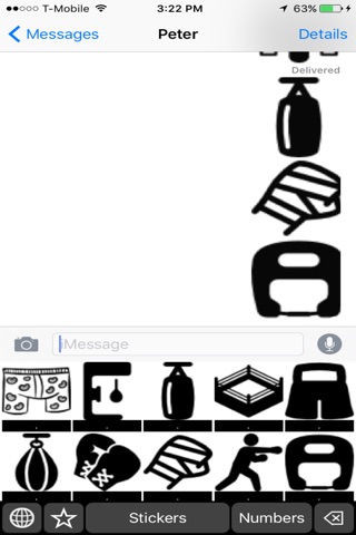 Boxing Emoji: Keyboard Stickers and Chat Icons screenshot 2