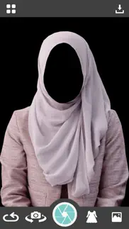 hijab woman photo making - montage iphone screenshot 3