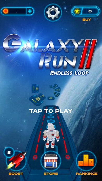 Screenshot #1 pour Galaxy Run 2 - Endless Loop!