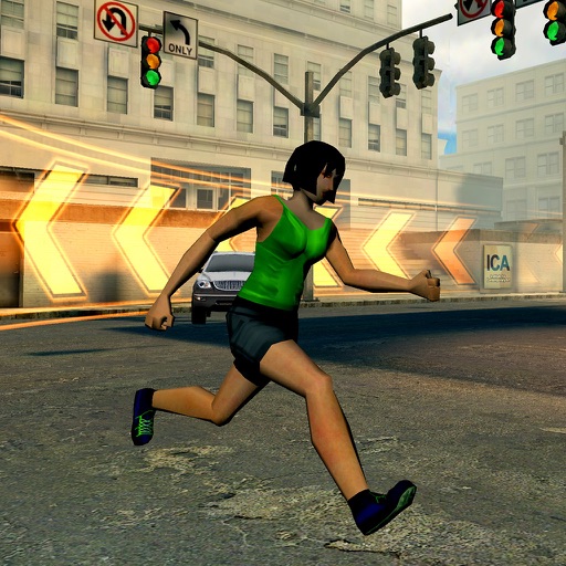 3D Marathon City Race Runner - Endless Traffic Running Racer Game FREE icon
