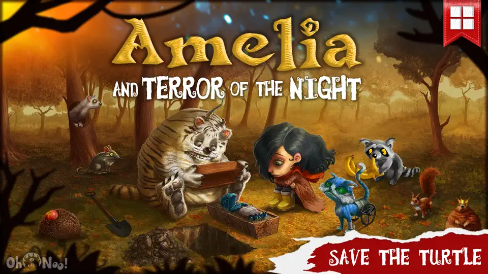Скриншот Amelia And Terror Of The Night LITE - Story Book For Kids на iPhone 1