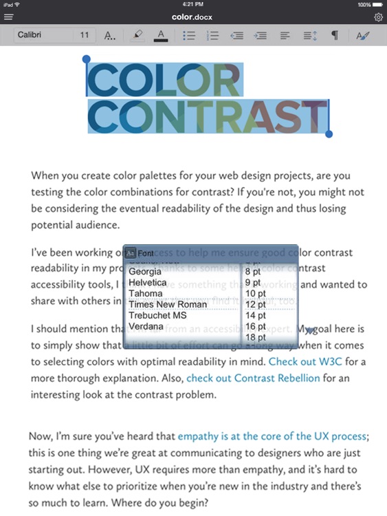 Docs Offline -Editor & Word processor for Microsoft Office Word & for OpenOffice