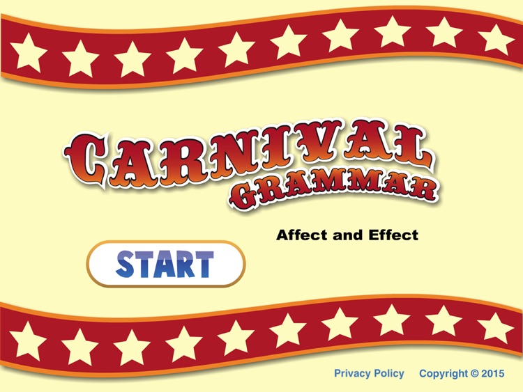 Carnival Grammar: Affect and Effect