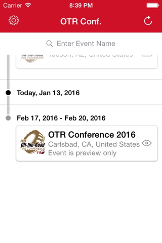 OTR Conference screenshot 2