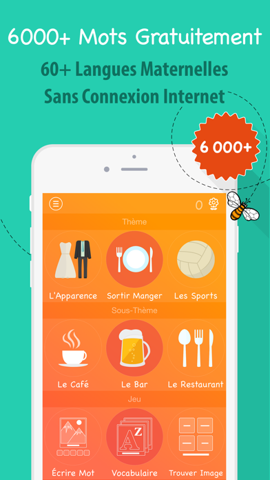 Screenshot #1 pour 6000 Mots - Apprendre l'Arabe Gratuitement