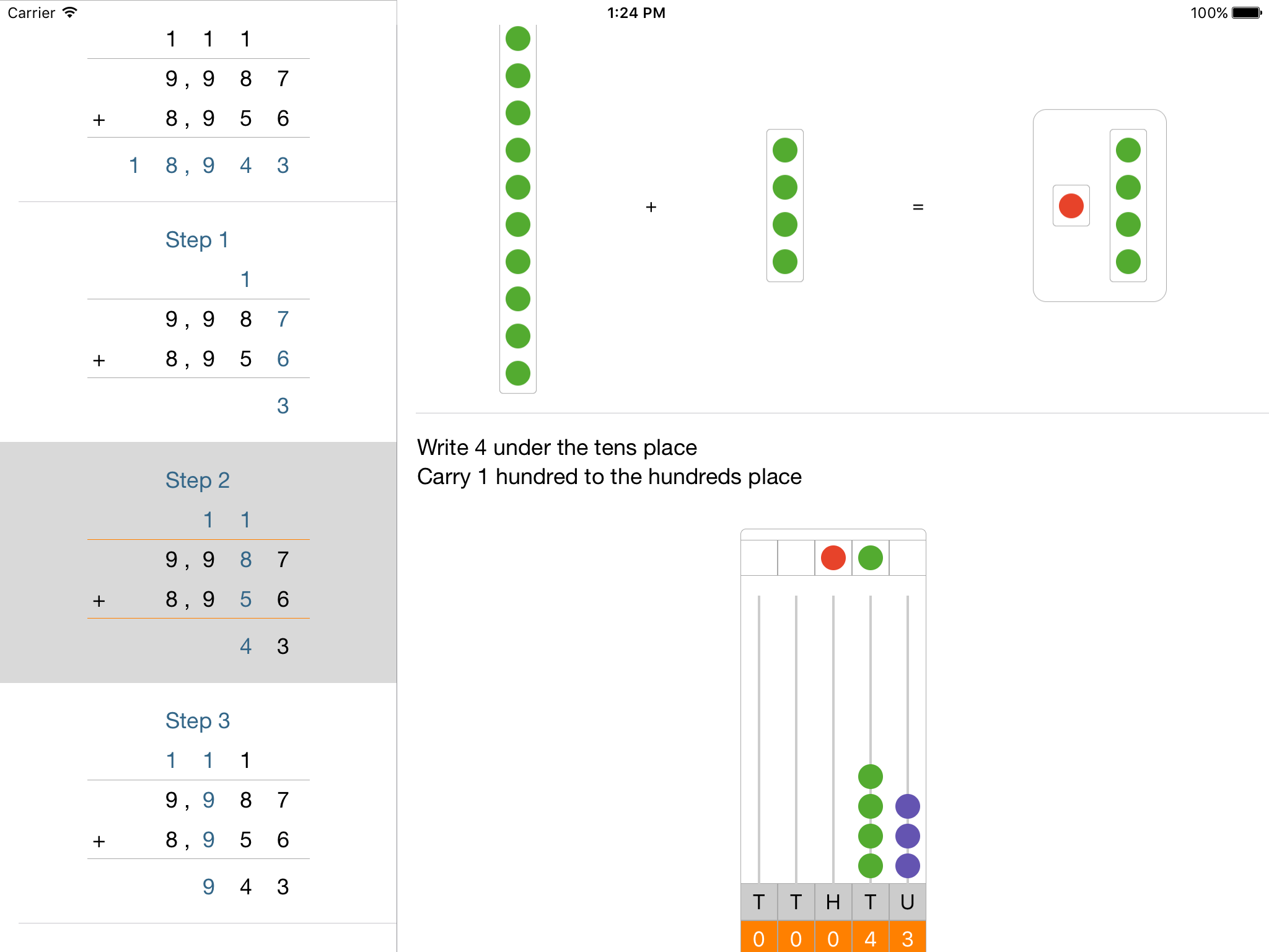 CalcStep Lite - Math Addition Steps in Pics screenshot 10