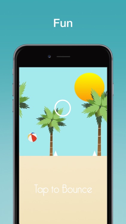 Summer Beach Ball Champion: Tap to Bounce, Avoid the Spikes!