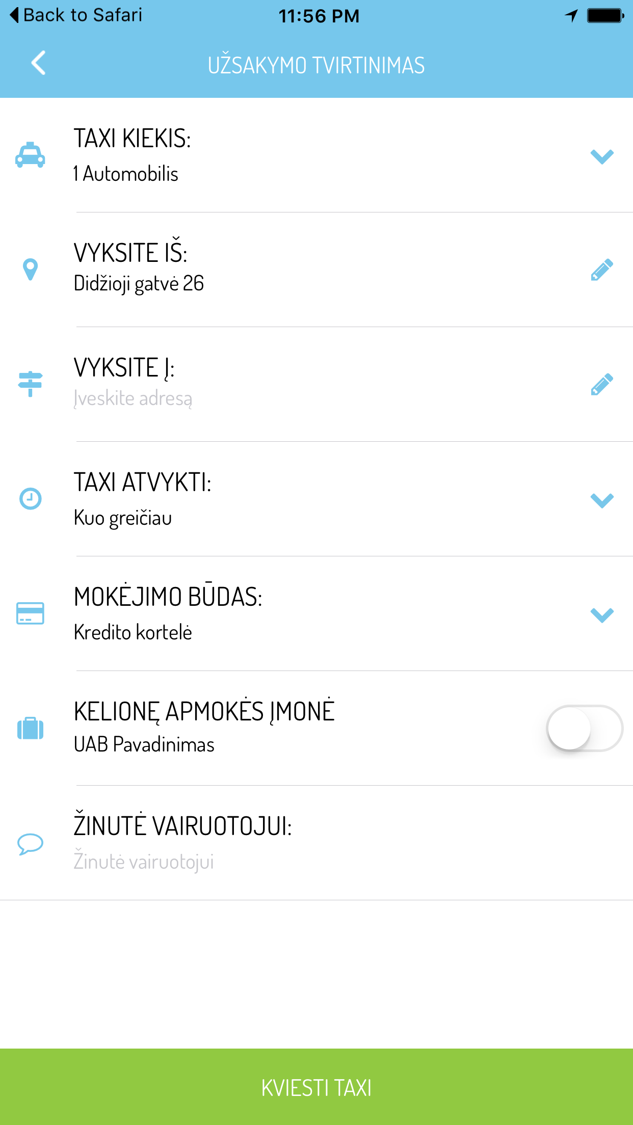 Smart Taxi Lithuania