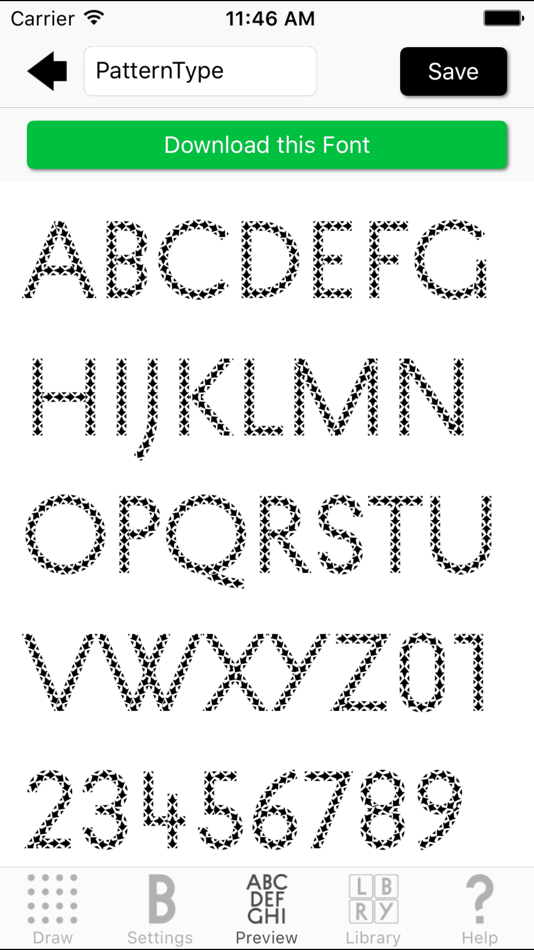 #3. Pattern Type (iOS) By: TinkaTinka