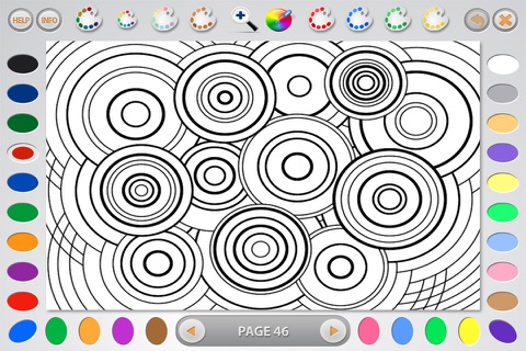 Coloring Book 26 Lite: Geometric Designs screenshot 4