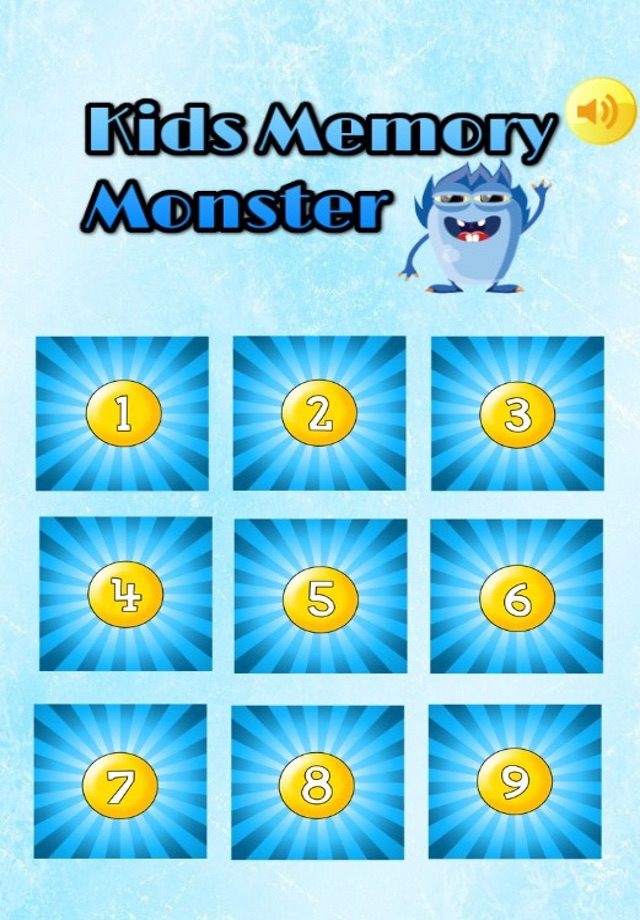 Kids Memory Monster - listening screenshot 2