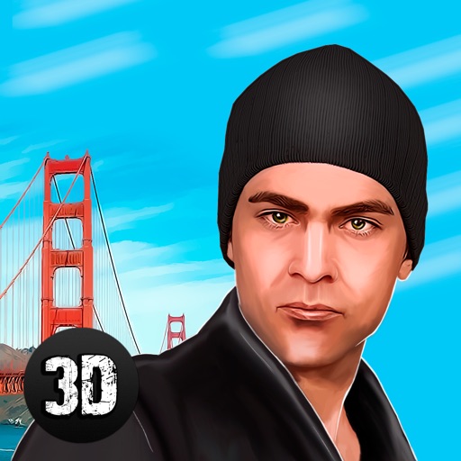 California Car Theft Race 3D Icon