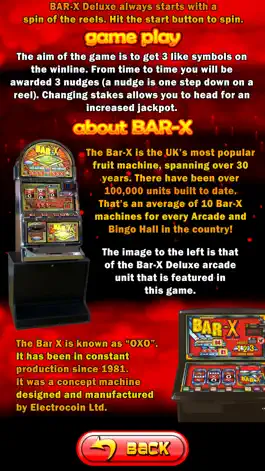 Game screenshot BAR-X Deluxe - The Real Arcade Fruit Machine App apk