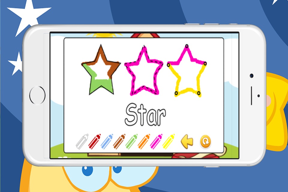 Fun learning shapes, drawing and coloring - early educational games screenshot 4