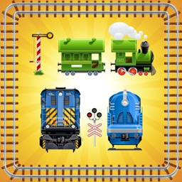 Toy Train Puzzles for Toddlers and Kids !