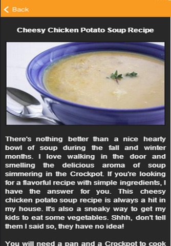 Potato Soup Recipes screenshot 3