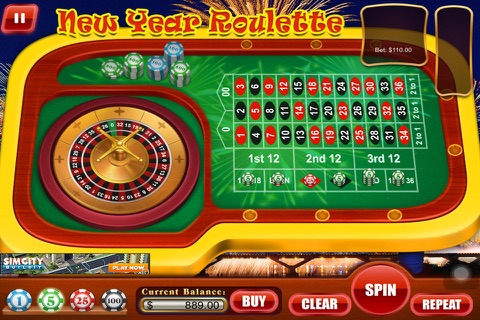 Grand Roulette New Year's Confetti in Vegas Casino - Bet, Spin & Win Free! screenshot 2