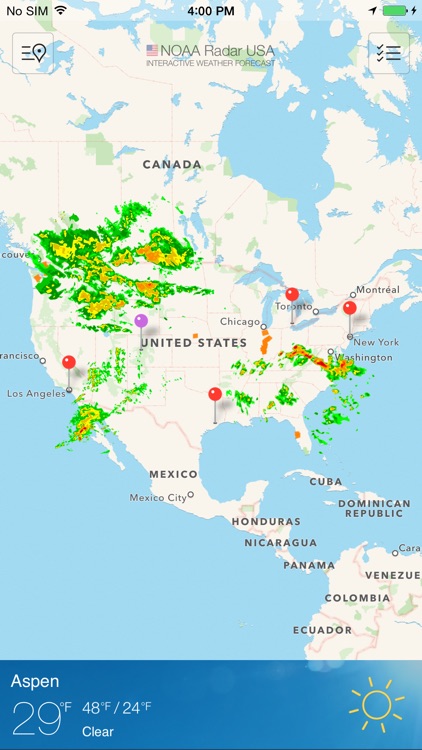 NOAA Radar USA - Live Radar, Weather Forecast & Hurricane Maps screenshot-0
