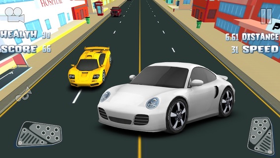 3D 楽しいレースゲーム 最高の車ゲーム 無料の高速レースのおすすめ画像5