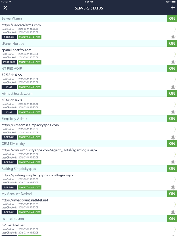 Screenshot #5 pour Uptime - Server Monitor