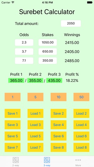 Surebet Calculator Pro(圖2)-速報App