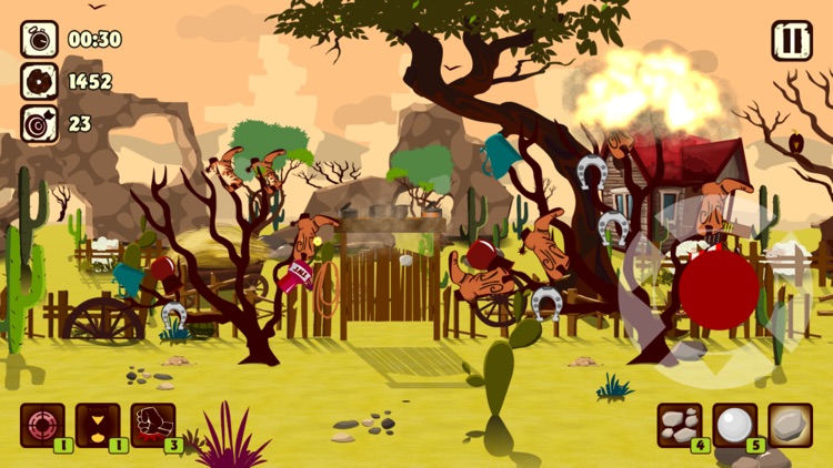 Slingshot range: Golden target