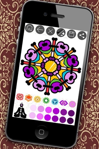 Mandalas coloring book Secret Garden colorfy game for adults - Premium screenshot 4