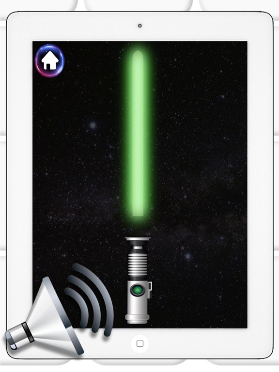 Lightsaber Star Simulator Wars saber sound effects iPad screenshot 3 - Entertainment app
